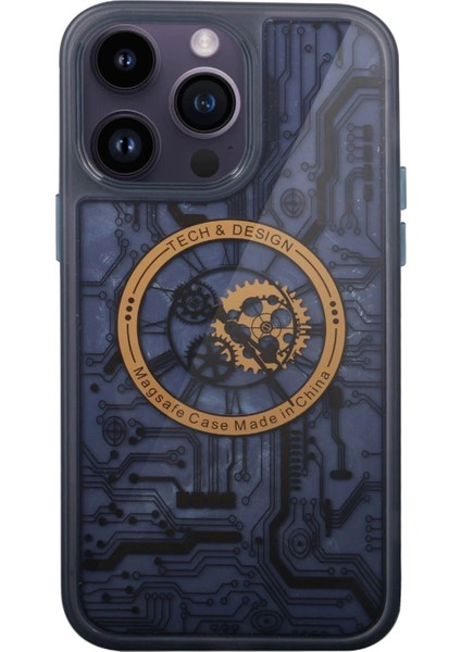 iPhone 14 Pro Kılıf Magic Magneticsafe Silikon - Siyah