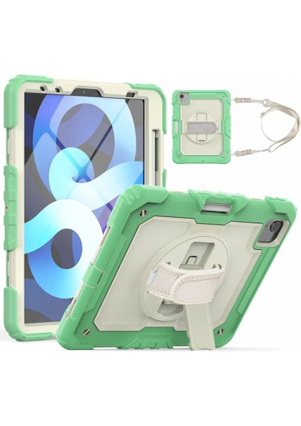 iPad Pro 11 (2020) Kılıf Strap New Tablet Kapak - Yeşil