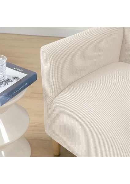 Streç Lastikli Esnek Yikanabilir Kare Desen Berjer Bir Kişilik Koltuk Örtüsü Koltuk Kılıfı (Bir Adet) fırsatları