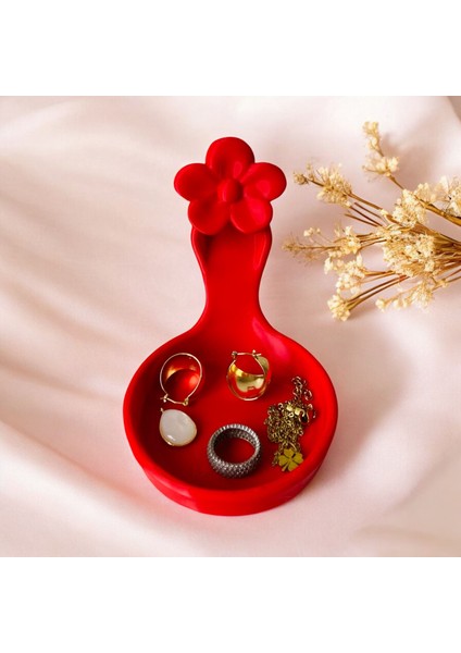 Ceresshop Topuklu Ayakkabı Tasarımlı Takı Organizer – Şık ve Dekoratif Takı Standı Kırmızı modelleri