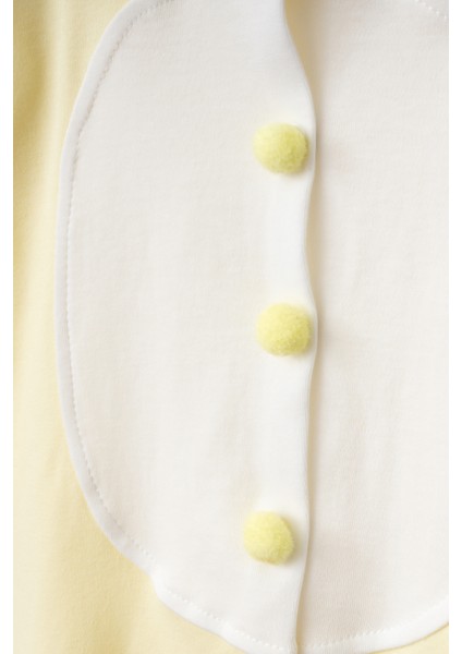 Tavşan Kostüm Önden Açık Kapşonlu Bebek Tulumu Romper %100 Pamuk ( Arkası Ponponlu ) fiyatları