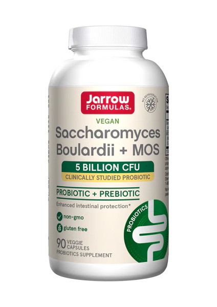 Vegan Saccharomyces Boulardii + Mos, 5 Billion Cfu Probio Prebio