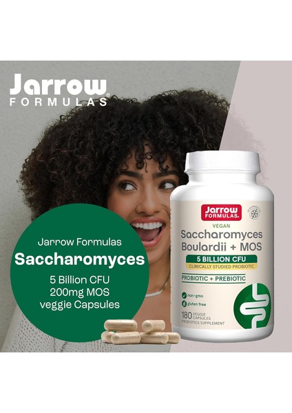 Vegan Saccharomyces Boulardii + Mos, 5 Billion Cfu Probio Prebio fiyatları