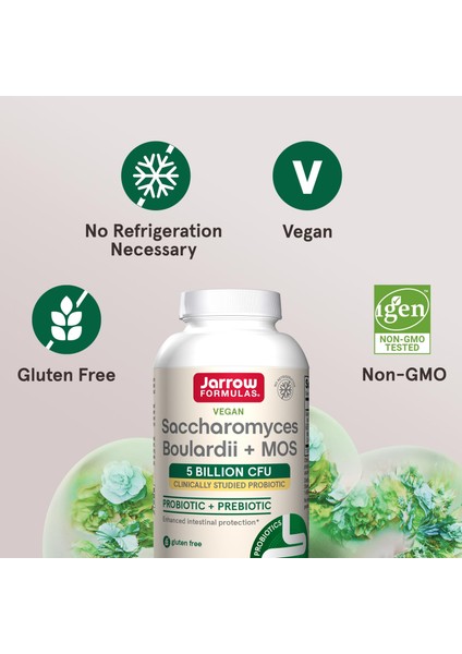 Vegan Saccharomyces Boulardii + Mos, 5 Billion Cfu Probio Prebio indirimleri