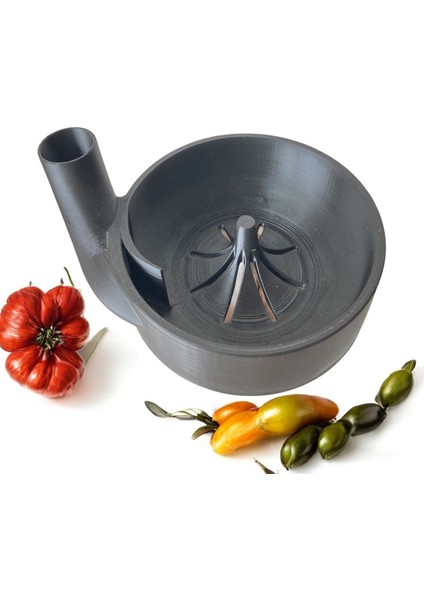 Ceresshop Pratik Sebze ve Meyve Yıkayıcı – Ergonomik Mutfak Yardımcısı Siyah