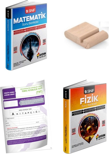 9.sınıf Fizik Matematik Soru Bankası Yeni Müfredat+Telefon Tutucu+Deneme