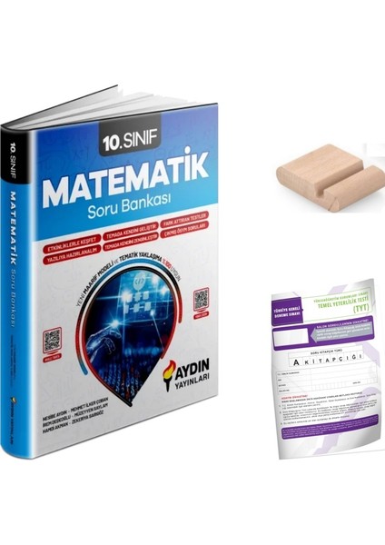 10.sınıf Matematik Soru Bankası Yeni Müfredat+Telefon Tutucu+Deneme
