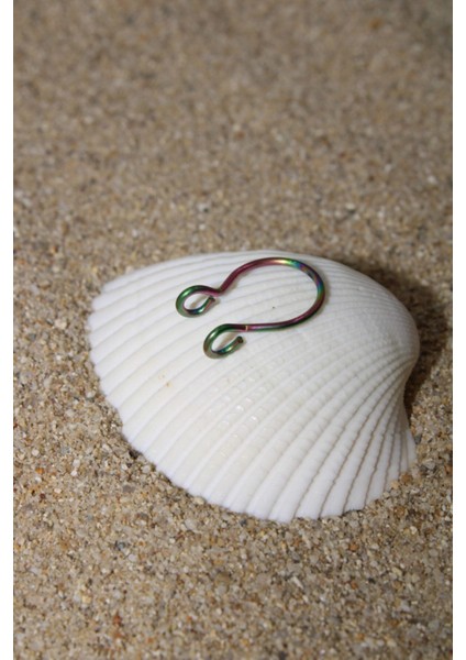 Piercing Septum Piercing Fake Sıkıştırma Cerrahi Çelik Gökkuşağı Renk fiyatları