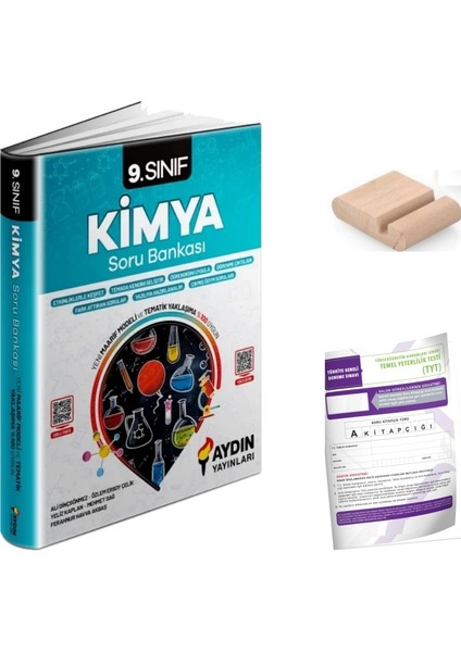 9.sınıf Kimya Soru Bankası Yeni Müfredat+Telefon Tutucu+Deneme