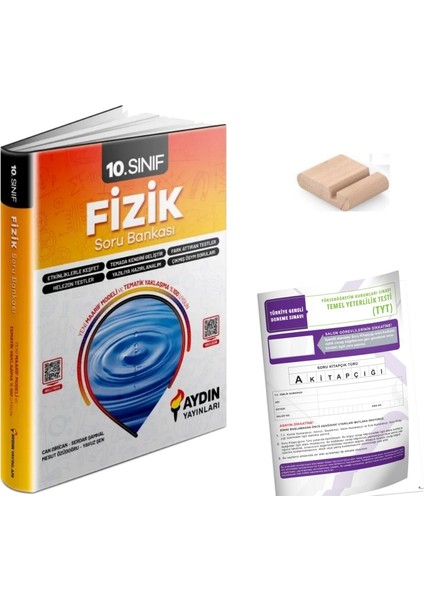 10.sınıf Fizik Soru Bankası Yeni Müfredat+Telefon Tutucu+Deneme