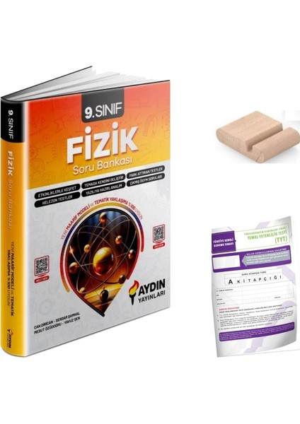 9.sınıf Fizik Soru Bankası Yeni Müfredat+Telefon Tutucu+Deneme