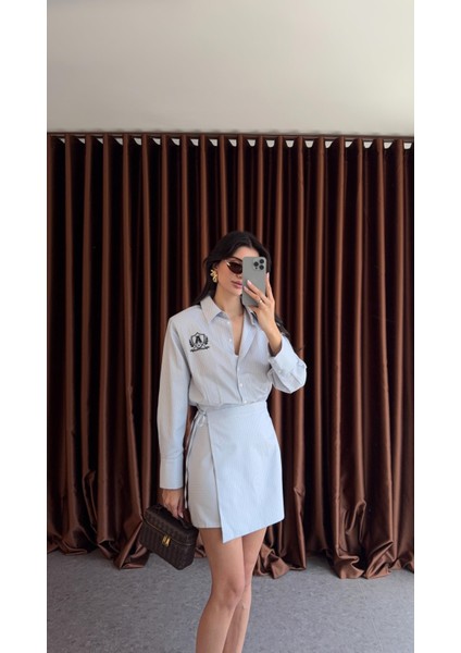 Arma Detaylı Poplin Elbise fiyatları