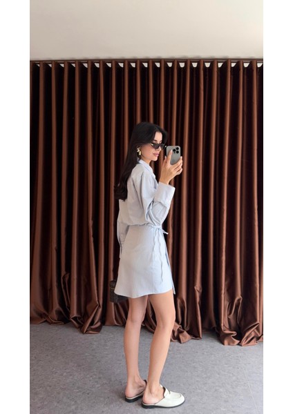 Arma Detaylı Poplin Elbise modelleri