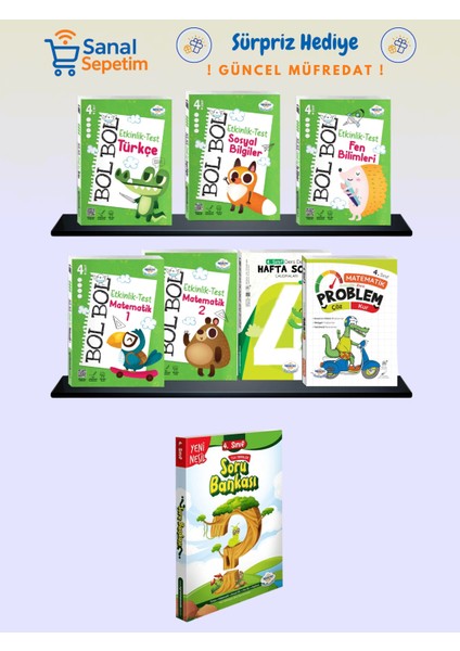 4. Sınıf Süper Ideal Set + Tüm Dersler Soru Bankası