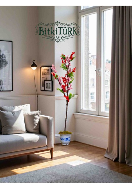 -Yapay Bahar Ağacı 1.5 Metre Gerçek Gövde Vebyosun Dekorlu fırsatları