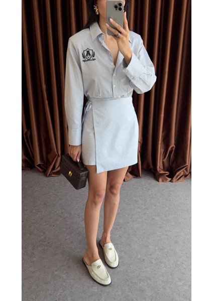 Arma Detaylı Poplin Elbise indirimleri