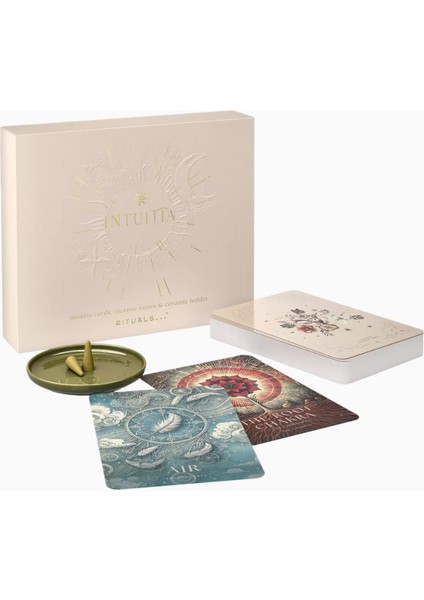 Intuitia Hediye Seti S, Tütsü Konisi, Sezgi Kartları ve Seramik Tütsülük