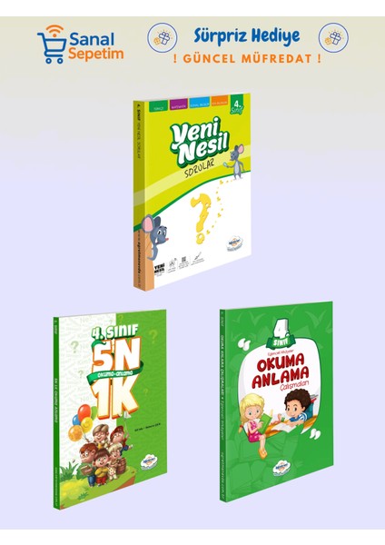 4. Sınıf Yeni Nesil Sorular + 5N1K + Okuma Anlama Set