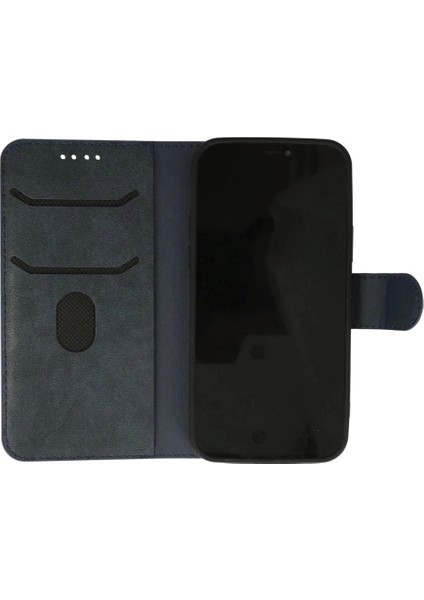 iPhone 13 Pro Max Kılıf Trend S Plus Kapaklı Kılıf - Lacivert fırsatları