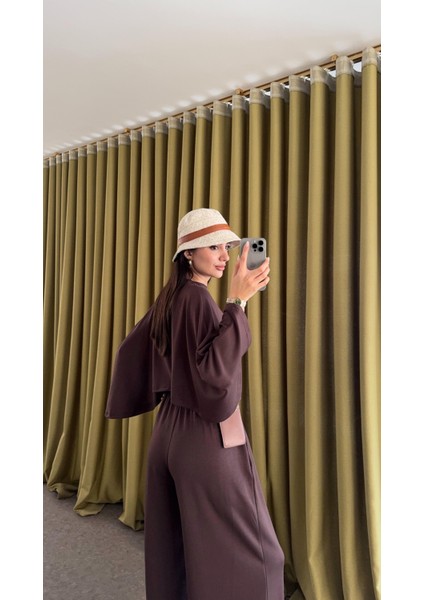 Pelerinli Modal Acı Kahve Takım fiyatları