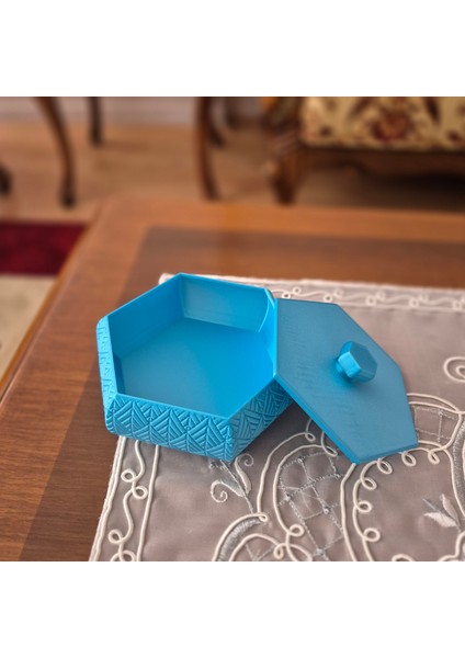 Modern Tasarımlı Kapaklı Takı ve Aksesuar Kutusu – 3D Dekoratif Saklama Kutusu fırsatları