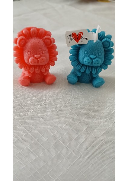 10 Adet Aslan Yavrusu Figürlü Mum, Hediyelik fiyatları