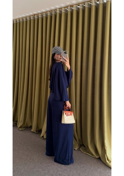 Pelerinli Modal Lacivert Takım fiyatları