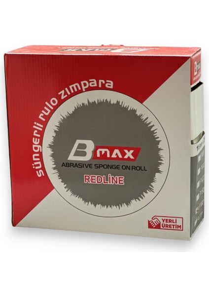 Süngerli Rulo Zımpara 115MM (P180) 25 Metre