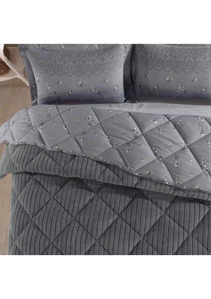 Striped Jakarlı Wellsoft Tek Kişilik Uyku Seti Lastikli Çarşaflı 3 Parça indirimleri