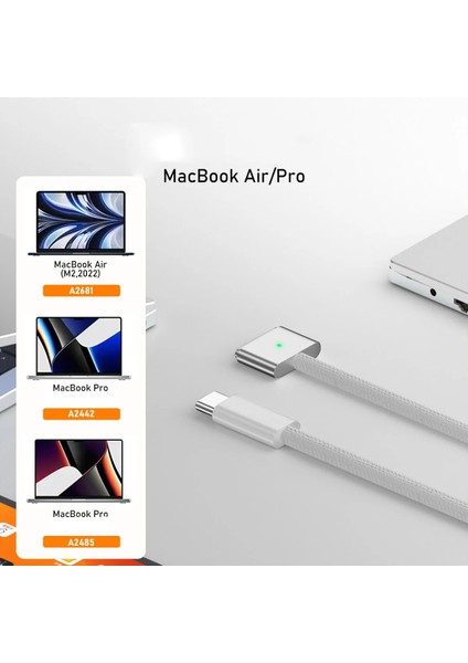 Apple Macbook Usb-C - Magsafe 3 Hızlı Sarj Özellikli Sarj Aleti (2 Metre) fiyatları