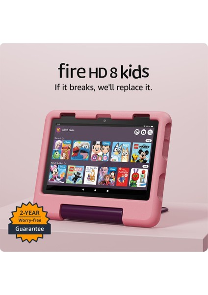 Hd 8 Kids – 3 gb Ram, 13 Saat Pil, Dayanıklı Kılıf, Amazon Kids+