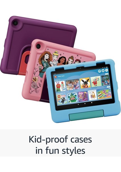 Hd 8 Kids – 3 gb Ram, 13 Saat Pil, Dayanıklı Kılıf, Amazon Kids+ modelleri