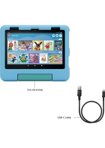 Hd 8 Kids – 3 gb Ram, 13 Saat Pil, Dayanıklı Kılıf, Amazon Kids+ indirimleri