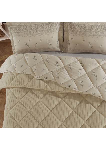 Striped Jakarlı Wellsoft Tek Kişilik Uyku Seti Lastikli Çarşaflı 3 Parça indirimleri