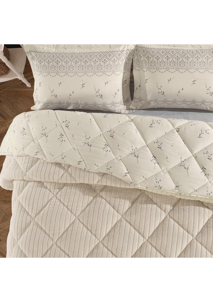 Striped Jakarlı Wellsoft Tek Kişilik Uyku Seti Lastikli Çarşaflı 3 Parça indirimleri