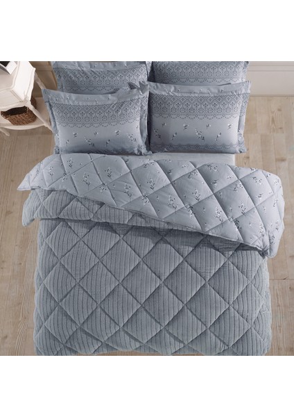Striped Jakarlı Wellsoft Tek Kişilik Uyku Seti Lastikli Çarşaflı 3 Parça fırsatları