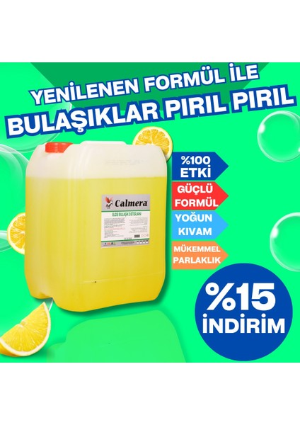 Bulaşık Deterjanı 10KG(LIMON Kokulu) En Zorlu Bulaşıklarda Mükemmel Sonuçlar