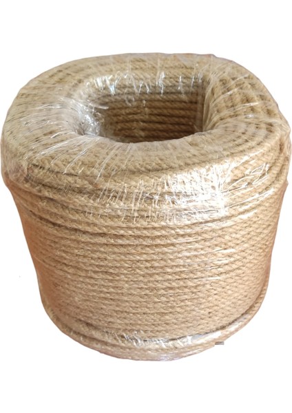 4 mm 100 Metre Jüt Halat Hasır Dekor Süsleme Jüt Ip