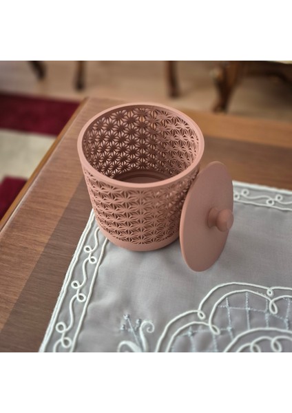 Özel Tasarım Geometrik Desenli Kapaklı Dekoratif Saklama Kutusu – 3D Modern Kutu modelleri