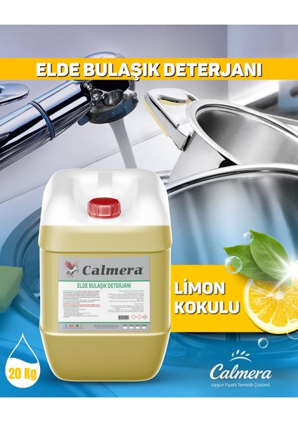 Bulaşık Deterjanı 20KG (Limon) Extra Güçlü Formülü ile Pırıl Pırıl Sonuçlar