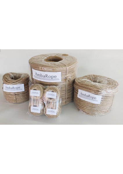 10 mm 10 Metre Jüt Halat Hasır Dekor Süsleme Jüt Ip fiyatları