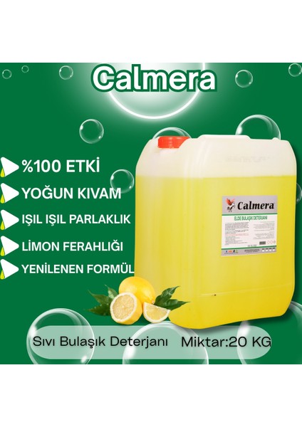 Bulaşık Deterjanı 20KG (Limon) Extra Güçlü Formülü ile Pırıl Pırıl Sonuçlar fırsatları