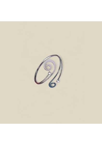 Sevil Gülgün Atelier Gümüş Kaplama Kristal Taşlı Statement Pazu Kol Bandı Manşeti modelleri