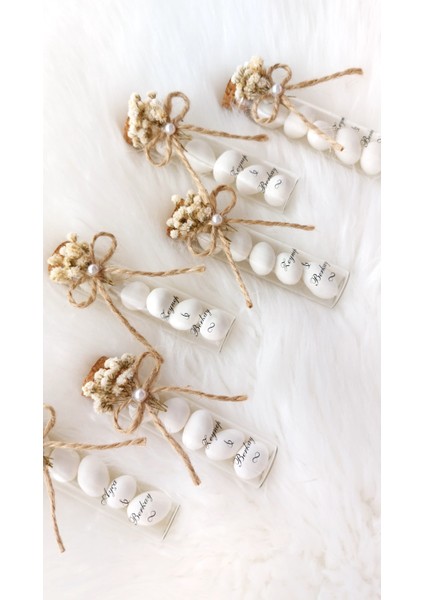 25 Adet Cam Tüpte Draje Şeker Hediyelik – Söz, Nişan, Nikah, Kına ve Özel Günler Için Özel Tasarım fiyatları