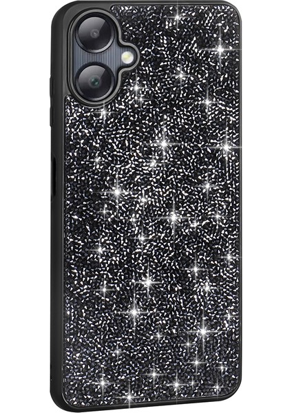 Galaxy A06 Kılıf Parlak Taşlı Tasarım Iksp Pırlanta Kapak - Gri modelleri