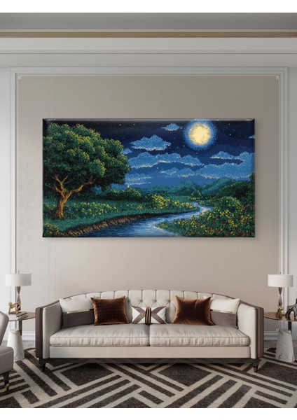Van Gogh Gece Baskı Kanvas Tablo indirimleri