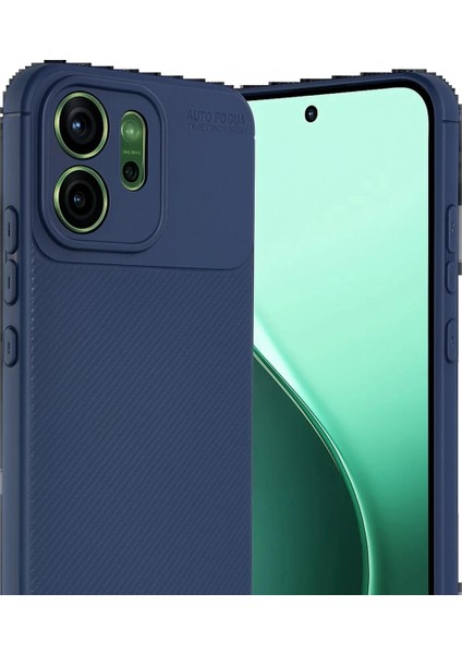 Oppo Reno 14F Auto Focus Karbon Kapak - Lacivert