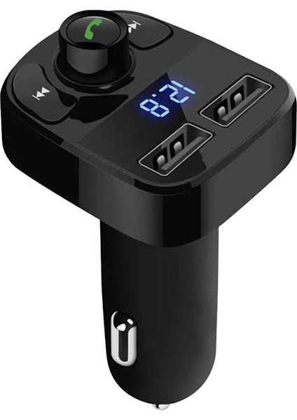 Hello 12-24 Volt Hızlı Şarj Destekli Çift USB Sd Bluetooth Fm Transmitter Oto Teyp Telefon Müzik Aktarıcı modelleri