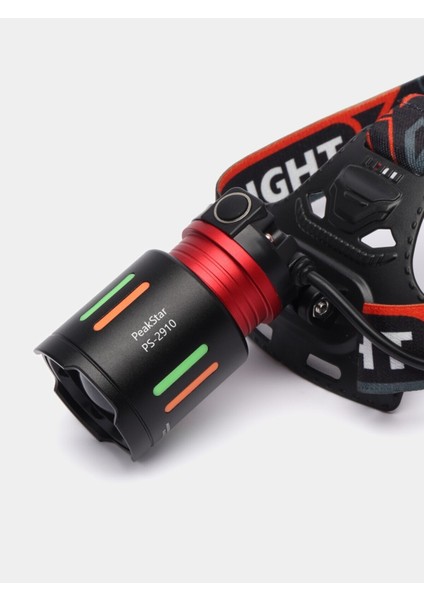 PS-2910 3000 Lümen Şarjlı Profesyonel Zoomlu Kamp Avcı Balıkçı Kafa Lambası Feneri indirimleri