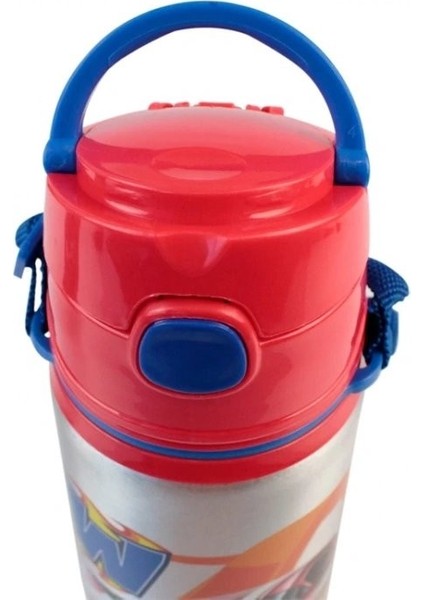 Erkek Çocuk Matara 500 ml Kırmızı 1 Adet Alüminyum Suluk Okul Matarası Öğrenci Suluğu